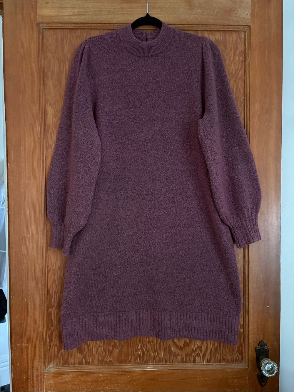Mauve sweater dress
